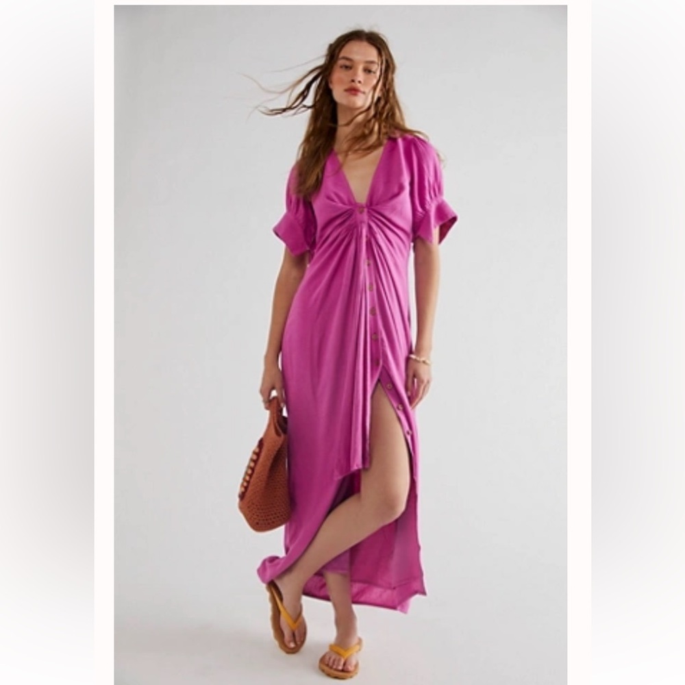 Free People Vintage Summer Midi Dress